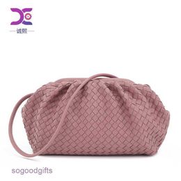 A YD Bottegss Bag MINI Jodie Venetss Single shoulder women's bag 2023 new fashion messenger woven clip cloud with logo QAFN