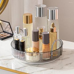 Storage Boxes 360 Rotating Cosmetic Organizer Detachable Multi-Layer Make Up Box Transparent For Living Room/Dressing Table/Bathroom