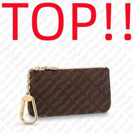 Mini Bag TOP M62650 KEY POUCH POCHETTE CLES Designer Womens Mens Change Key Ring Credit Card Holder Coin Purse Wallet Charm Poche292v