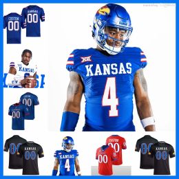 Young Craig Cobee Bryant Kansas Jayhawks Football Jersey Austin Booker Kenny Logan Jr. Patrick Joyner Jr. Kaleb Purdy Doug Emilien Kansas Je High