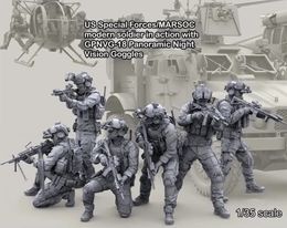 Military Figures 1/35 Resin Model Figure GK 6 Figure Unassembled and unpainted kit 231127