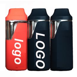 Customised 1ml 2ml Disposable Vape Pen Pod Carts E-cigarettes Thick Oil Empty Pens Rechargeable 280mah Battery Vaporizer Custom Logo Packaging Box Mylar Bags