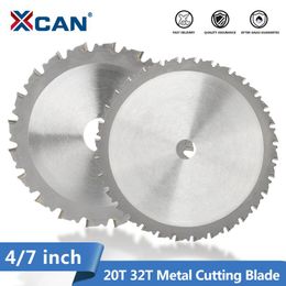 Zaagbladen XCAN Metal Cutting Blade 4"/7" 20T 32T Circular Saw Blade For Aluminum Iron Steel Metal Cutting Disc Carbide Saw Blade