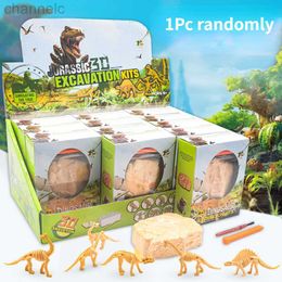 Science Discovery Dinosaur Fossil Excavation Kits Scientific Mining Educational Montessori Sensory Toys Archeology Digging for Kids