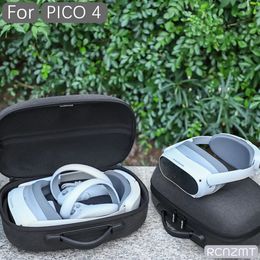 VR AR Devices VR Accessories for Pico 4 Headset Travel Carrying Case Protective Bag Hard Storage Box 231128