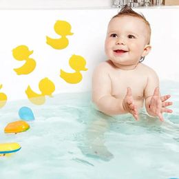 Bath Mats Bathtub Shower Slip 12pcs Shape Non Duck Bathroom Stickers For Anti Self-adhesive Decals