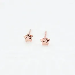 Dangle Earrings Classic 585 Purple Gold Ear Studs Exquisite Cute Mini Star For Women Sweet Light Luxury Jewelry Accessories