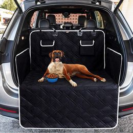 Carriers Pet Car Trunk Mat Waterproof Oxford Cloth Dog Cat Back Cover Protector Carrying Pad Dog Carriers Car Protection Blanket