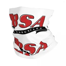 Scarves BSA Motorcycles Logo Bandana Neck Cover Printed Wrap Scarf Multifunctional Cycling Running Unisex Adult Breathable