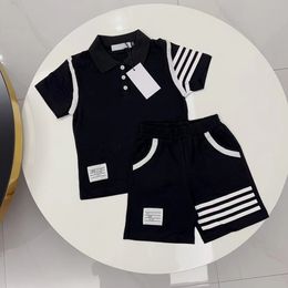 kids clothes baby designer T shirt kids set kid clothe summer boys girls short sets luxury brand lace letters 8 styles