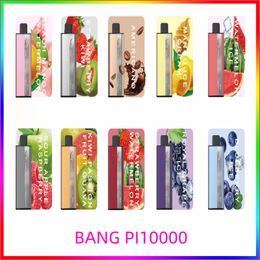 Bang Pi10000 500mAh Battery Type C Rechargeable E-liquid 15ml Mesh Coil Battery Indicator Light E-liquid Indicator light Bang 10000 crazvapes