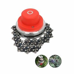 Zaagbladen M10 Universal Lawn Mower Universal 65mn Chain Home Grass Trimmer For Garden Neat Trimm Brush Tools Spare Parts