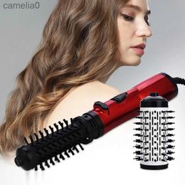 Hair Curlers Straighteners Multi-Functional 3 In 1 Hot Air Brush Automatic Hair Curler Straightener Rotating Volumizer Curling Iron Ceramic Hot CombL231128