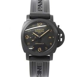 Panerai1950 bp factory Watch Luminor Designer Mens Pam00441 Automatic Black Dial Luxury Full Stainless Steel Waterproof Wristwatches High Quality Automatic Mech
