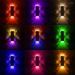 Wall Lamp LED Indoor Living Room Decoration Bedroom Bathroom Projection 6w Wall-mounted 110v220v