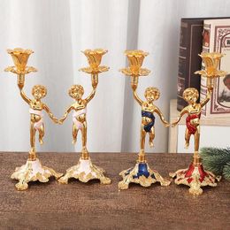 Candle Holders Fashion European And American Torches Children Exquisite Tabletop Decoration Home Lighting Candlestick