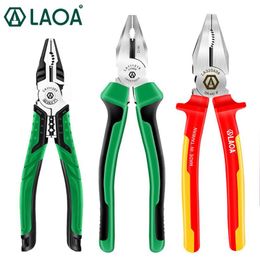 Tang LAOA 8" Wire Cutter VDE Insulated Wire Pliers CRMO Wire Clippers Multifunction Electrician pliers