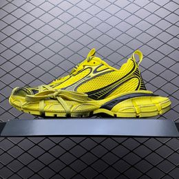 Herren Sommer 3xl Sneakers Mesh Casual Schuhe Frauen schillern gelb personalisierte Schnürsenkel Mann Retro Daddy Schuh Mode atmungsaktives Design Sport sho b7jz#