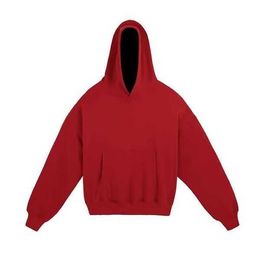 Designer Kanyes Classic Luxury Hoodie Layer Thickened Solid Color Mens and Womens Couple Oversize Pullover Hooded 4YP13