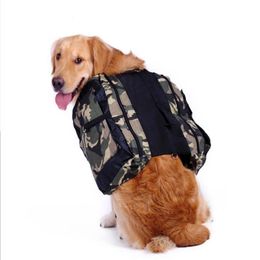 Carrier Polyester Pet Accessories Dog Portable Saddlebags Pack Hound Travel Camping Hiking Backpack Saddle Bag For Medium Large Big Dogs