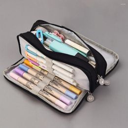 Stationery Bag Multifunctional Reusable Store Stationeries Boy Girl Pen Pencil Pouch For Study