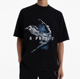 Mens REP T-Shirts Designers T Shirts Hip Hop Fashion Abstract Dancer Girl Printing Cotton Short Sleeve Fashion and breathability Man T Shirt tees summer R504