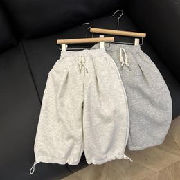 Trousers Children Plus Fleece Sweatpants Winter Korean Style Baby Sports Pants Girls Casual Boys Loose
