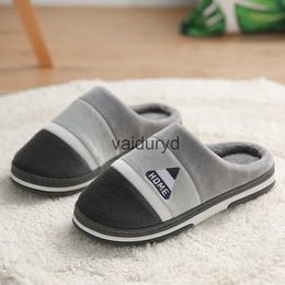 home shoes Winter Footwear Flat New Summer Men Indoor Home Non Slip House Shoes Warm Plush Cotton Slippersvaiduryd