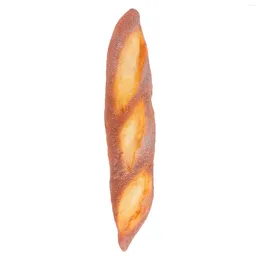 Pendant Necklaces Simulated Bread PU Models Artificial Breads Long Cake Shop Props Pretend Toy Fake Adornment Realistic