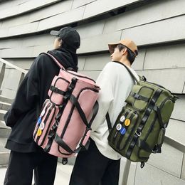 Backpack 2023 Functional Highcapactiy Waterproof Travel Men Women Fitness Sport Techwear Crossbody Bags School University Bag 231124