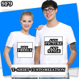 Men's T Shirts Your OWN Design Brand Logo/Picture Custom Men And Women DIY Cotton Shirt Short Sleeve Casual T-shirt Tops Tee 13 Colour Tm001