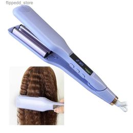 Curling Irons Hair Crimper Iron Waves Curling Waver Wand 11mm Ceramic Tourmaline Barrels Adjustable Temp Fast Heat Wavy Hairstyler Tool Q231128