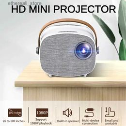 Projectors YG230 Mini Wifi Portable Video Projector 640*480 Pixel Full HD 1080P Support 100'' Display Home Theater Video Movie Projector Q231128