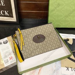 Designer Clutch Bags Toiletry Pouch Handbags Purses Men Wallet Women Leather Handbag Shoulder Bag Wallets Card Holder Chain Key Pouchs with box