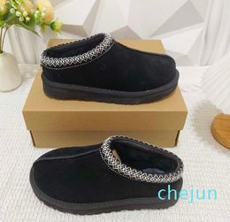 designer shoes Tasman slippers Tasz Winter plush cotton Snow boots Half Sandals Christmas fashion warm