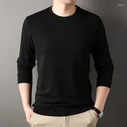 Men's T Shirts 2023 Autumn And Winter Round Neck Long Sleeve Sweater T-shirt