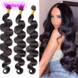 Malaysian Virgin Hair Extensions Double Wefts 30-42inch Longer Hair Products Natural Colour Body Wave