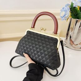 Evening Bags Women Shoulder Bag Luxury Designer Messenger Brand Handbag Metal Frame Clip Ladies Fashion Crossbody Casual Tote