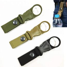 Camp Furniture RTYSU Webbing Backpack Buckle Carabiners Attach Quickdraw Water Bottle Hanger Outdoor Camping Hiking Climbing Accessories