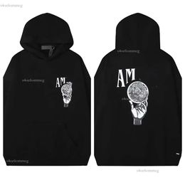 Lanvins Men's Hoodies & Sweatshirts 1:1 Free Shipping Streetwear Black Felpa Felpe Uomo Ami Hoodie Mens Designer For Men Sudadera Lanvins 909