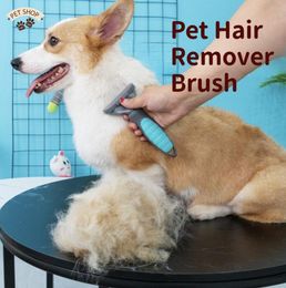 Grooming Professional deshedding tools for long short hair pet hair remover brush Effective cat dog Remove Hair Items Grooming Produce