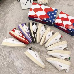 Luxury Super Woman Retro Sneaker Designer Shoes Fashion American medal low sneaker three White Black Gold Red silver pink casual shoes factory shoes