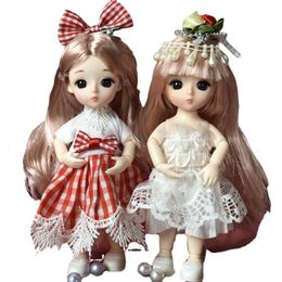 Dolls 1pc 16cm Bjd Clothes Highend Dress Up Can Fashion Skirt Suit Gifts for Children DIY Girls Toys 230427