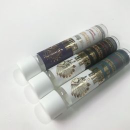 wholesale Big Chief California Pre-roll glass tube White 3PCS CURED JOINTS BAG PLASTIC TUBES Packaging moonrock parking pre roll filling hine