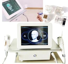 2 in 1 fractional rf microneedling Beauty machine with cold hammer dot matrix gold rf micro needle stretch marks scar remover Anti1684057