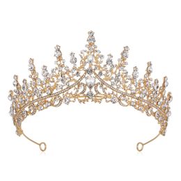 Headpieces Crown Wedding Headwear Hair Accessories Banquet Evening Party Pan Hair Crown Crown Ball Party Bride Headwear