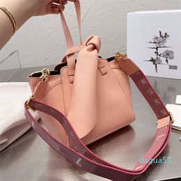 Handlock Bag Women Bucket Shoulder Bags Designer Handbags Cowide Cross Body Bag Detachable Woven Letter Shoulder Strap Large Capacity Cowhide Purse