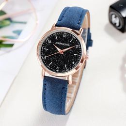 Wristwatches Fashion Women Watches Luxury Candy Color Gradient Girls Quartz Watch Exquisite Scale Elegant Wrist Female Clock