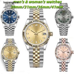 Luxury Roles Watch Swiss Automatic Watch Movement Watches High Quality Mens Watch 31mm36mm41mm Mechanical 28mm Quartz Movement 904 Steel Chain Sapphire Mirror Wat