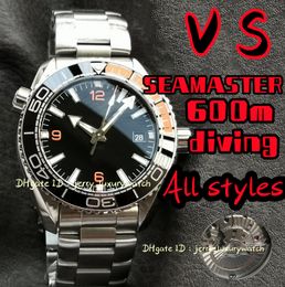 VS 215.30.44.21 Luxury Men's Diving Watch 600m diving All styles, 43.5mm. 8900 Automatic Mechanical Movement, Ceramic Bezel, 316L Fine Steel Band, steel orange one
